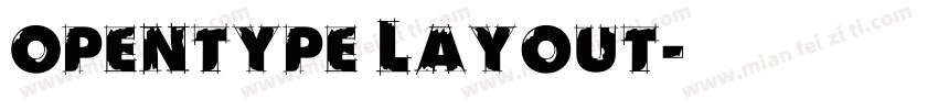 Opentype Layout字体转换